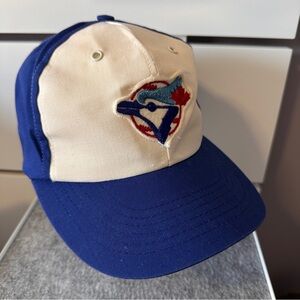 Vintage Toronto Blue Jays Snapback Hat 80s 90s MLB Baseball Cap Adult